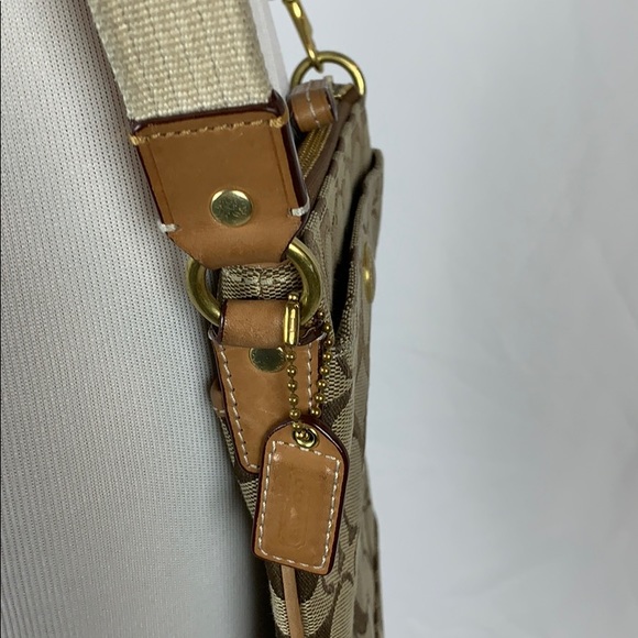 Coach Signature Canvas Small Crossbody Bag - Picture 5 of 13